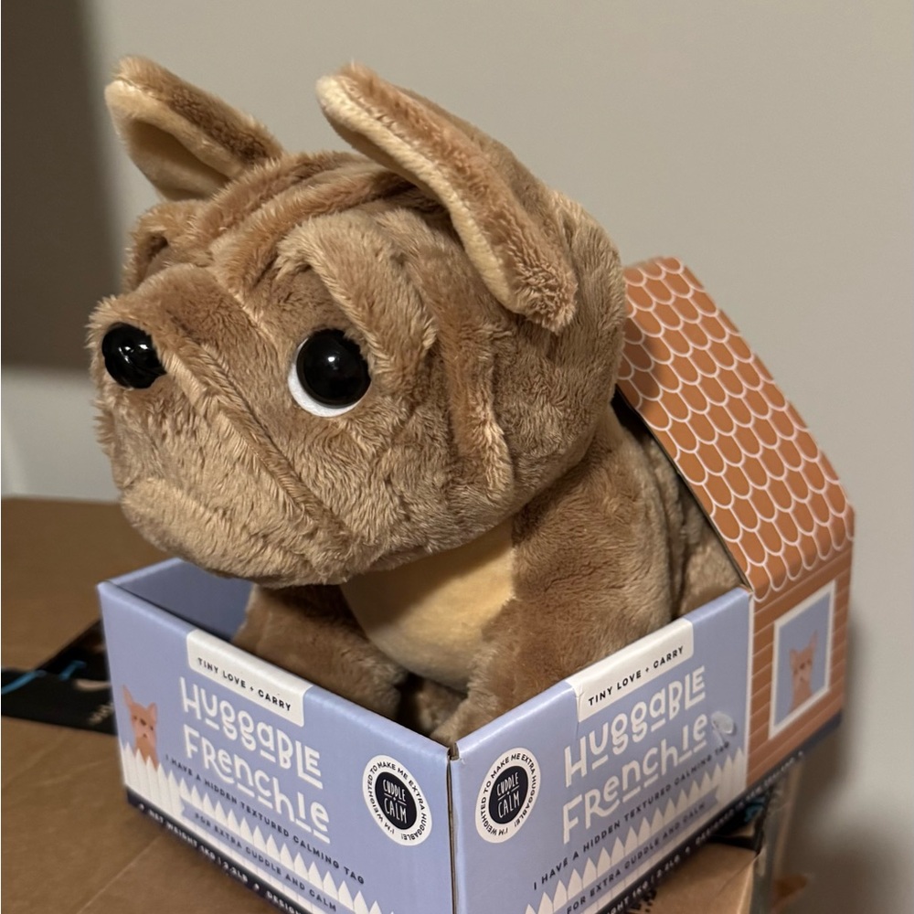 Tiny Love & Carry Huggable Frenchie Plush Toy
